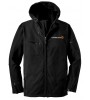 Port Authority Textured Hooded Soft Shell Jacket