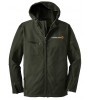 Port Authority Textured Hooded Soft Shell Jacket