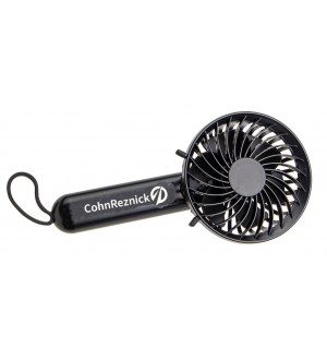 Quiet Breeze Rechargeable Hand Fan with Carabiner