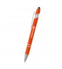 Metal Click Pen with Stylus Top
